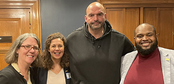 NASW staff meeting John Fetterman